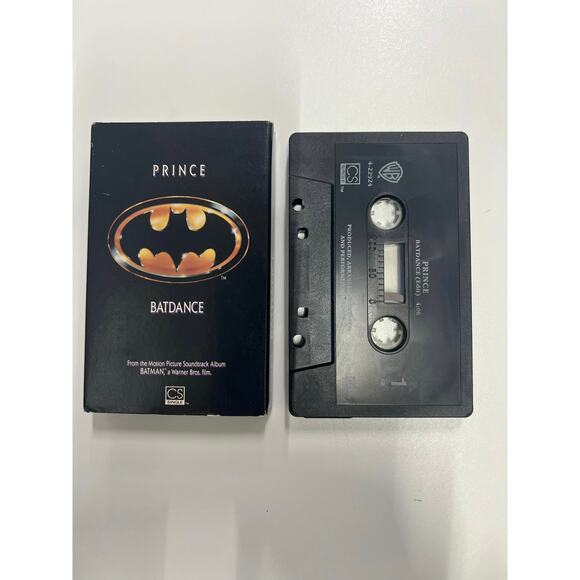 Vintage 1989 Batman Soundtrack Single Batdance and 200 Balloons by Prince - Picture 1 of 5